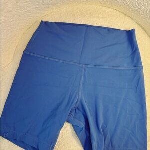 Lululemon blue align biker shorts